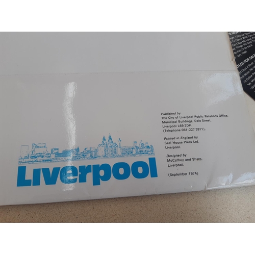 160 - The Beatles Collection “From Liverpool To The World” 1974 UK fan club folder. Featured is a custom l... 