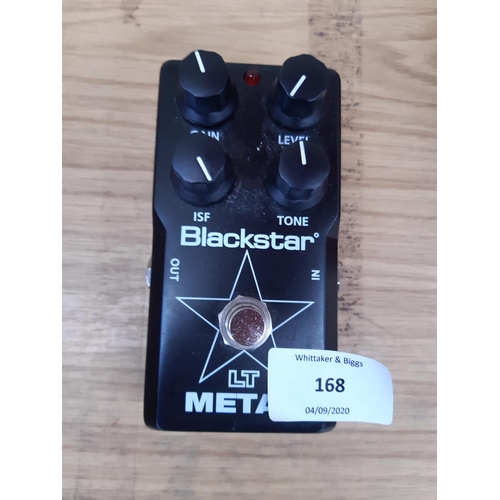 168 - A Blackstar LT Metal guitar distortion foot pedal