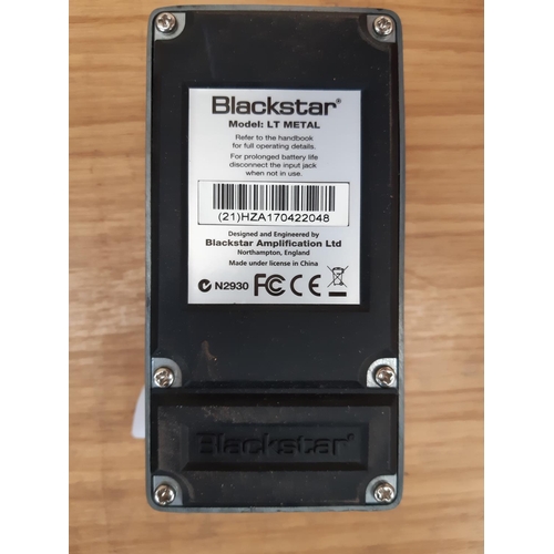 168 - A Blackstar LT Metal guitar distortion foot pedal