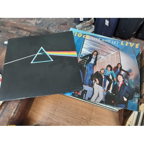 170 - A collection of both LP and 45 records to include ‘The Beatles/1962-1966’, ‘Pink Floyd - The Dark Si... 