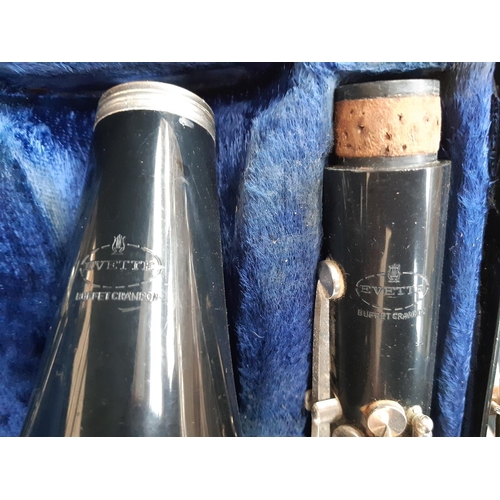 178 - A cased Buffet Crampon ‘Evette’ clarinet