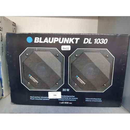 786 - Two boxed pairs of Blaupunkt DL-1030 car speakers