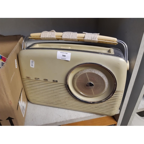 799 - An original 1960s Bush radio (A/F)