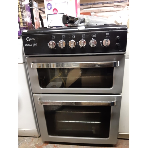 870 - A black and grey Flavel Milano G60 60cm gas cooker