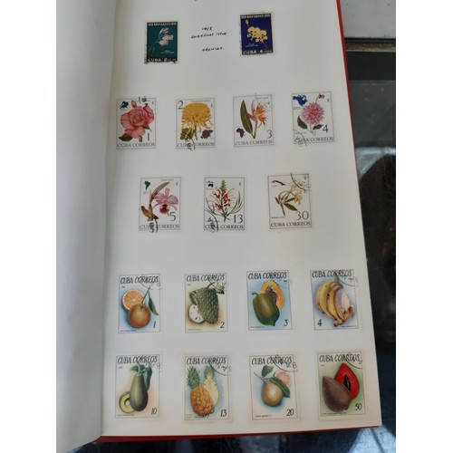 99A - A stamp collection to include an album containing stamps of the world to include Afghanistan, Albani... 