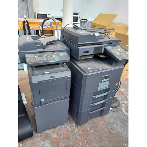 950 - Two Kyocera industrial office printers - one 2551CI and one 265CI