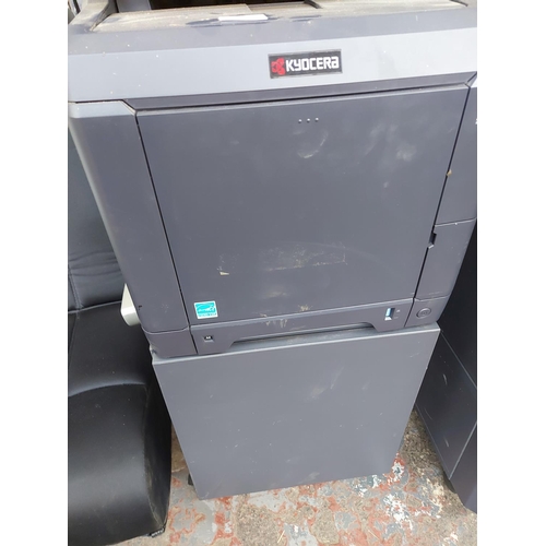 950 - Two Kyocera industrial office printers - one 2551CI and one 265CI