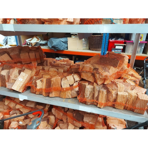 709 - Twelve bags of fire logs