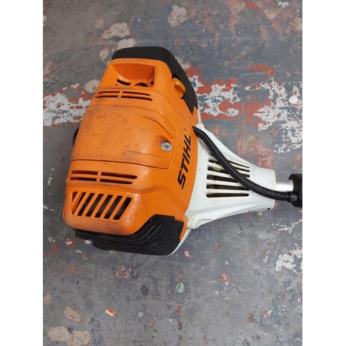 737 - A multicoloured Stihl FS91R petrol strimmer