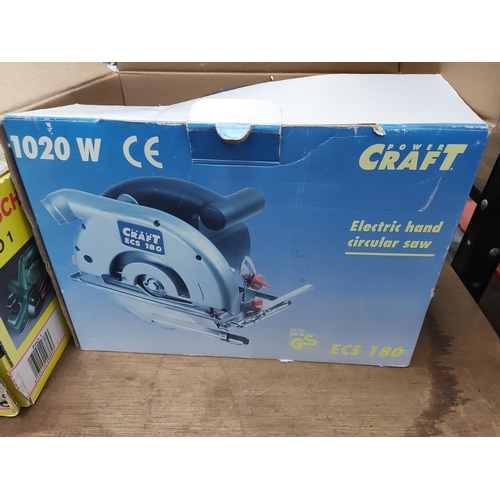 789 - A boxed Powercraft ECS180 handheld circular saw