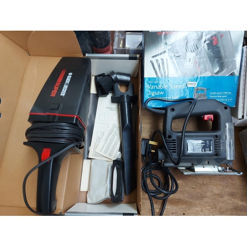 797 - Two boxed items to include a Black and Decker 9511 car vacuum cleaner and a Woolworths workshop 380 ... 