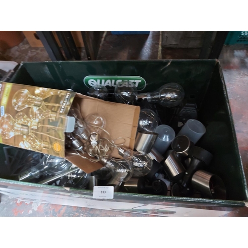 833 - A mixed lot of shop returns to include garden lighting, Flowclear battery operated brush, solar powe... 