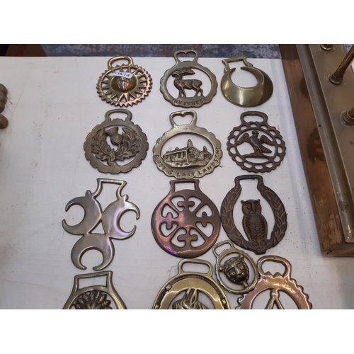 158 - A collection of approximately 27 horse brasses