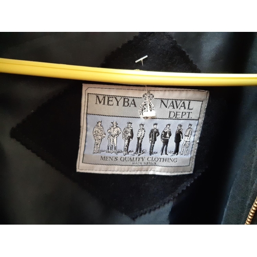 181 - Three jackets to include a Meyba naval department size 50, Studio.W size XL and a Shanghai Tang cash... 