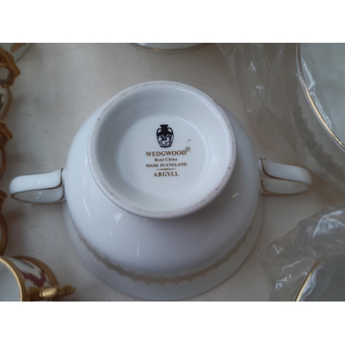 203 - An approx. 56 piece Wedgwood Argyll pattern dinner service