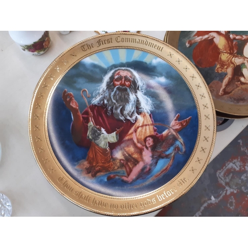 211 - A set of twelve Danbury Mint (The 10 Commandments plate collection) limited Edition collectors plate... 