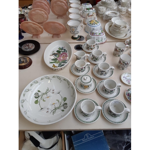 224 - Approx. 19 pieces of Portmeirion pottery to include Queen's Hidden Garden bowl by David Bellamy (33.... 