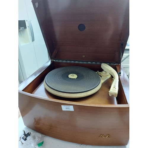 1013 - A vintage wood cased Pye hi-fi record player