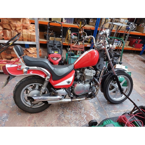 691A - A 1990 Kawasaki EN500-A1 498CC petrol motorcycle, 32,239 miles, M.O.T until July 2021, 3 previous ow... 