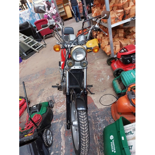 691A - A 1990 Kawasaki EN500-A1 498CC petrol motorcycle, 32,239 miles, M.O.T until July 2021, 3 previous ow... 