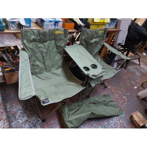 755 - A bagged Royal two person folding camping chair