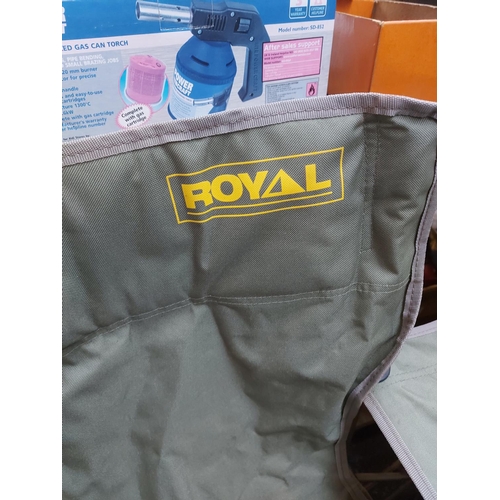 755 - A bagged Royal two person folding camping chair