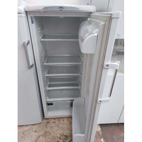 949 - A white Hotpoint future RLA 64 upright larder fridge