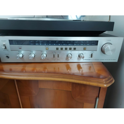 952 - Five items to include a Pioneer PL100X record player and SL600L tuner amp, together with a pair of J... 