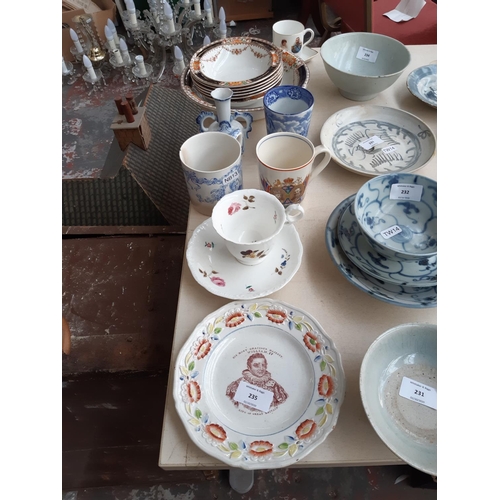 235 - A collection of assorted ceramics to include Royal Doulton Queen Victoria Diamond Jubilee cup, King ... 