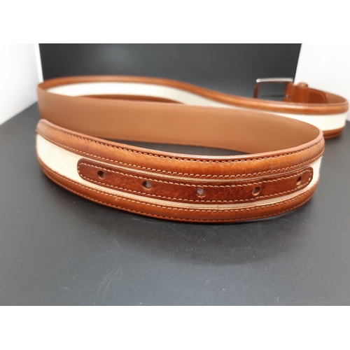 366 - Three Jaeger men's belts - measuring approx. 100cm