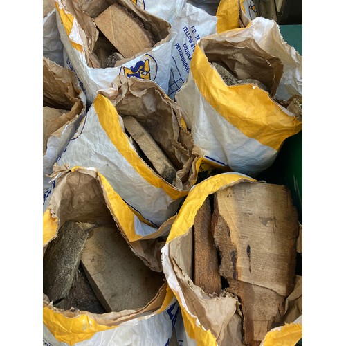 839 - Ten bags of fire logs