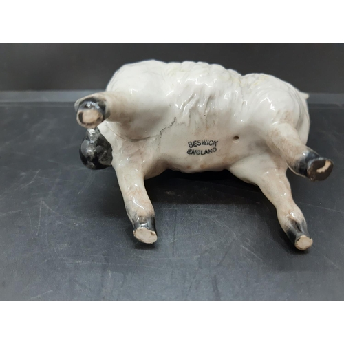 92 - A Beswick sheep figurine - model no. 935