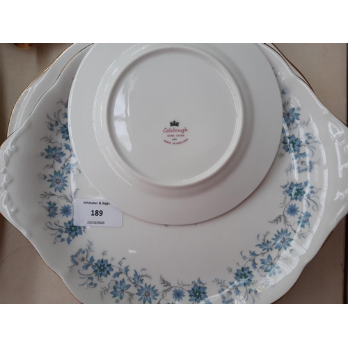 189 - A collection of mixed good quality china to include a 26 piece Colclough part tea set, an Ayshford c... 