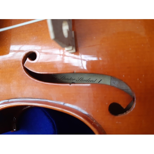 237 - A cased Stentor ‘Student 1’ full size Violin with bow