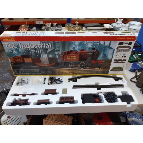 267 - A boxed Hornby 'The industrial' 00 gauge electric train set