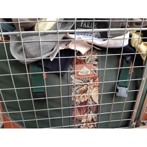 368 - A cage containing a large quantity of various clothes (cage not included)