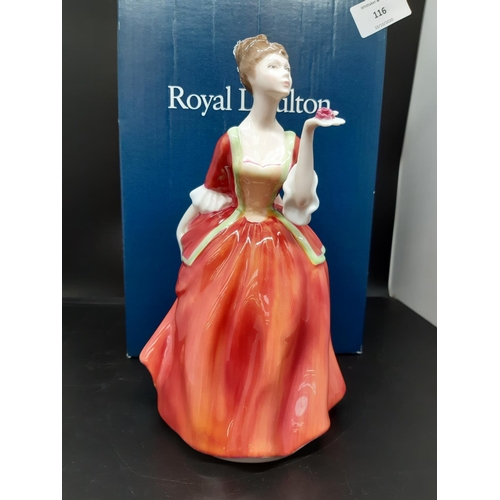 116 - A boxed Royal Doulton 'Flower of Love' figurine - HN 3970