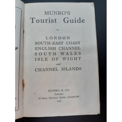 130 - Two Munro's Tourist Guides to include a 1924 guide to the Peak District, The Lakes, The Land of Scot... 