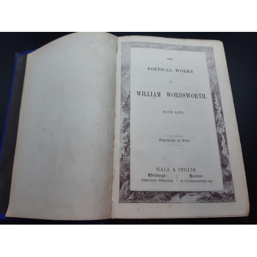 131 - A Victorian volume of The Poetical Works of William Wordsworth, illustrated with steel engravings pu... 