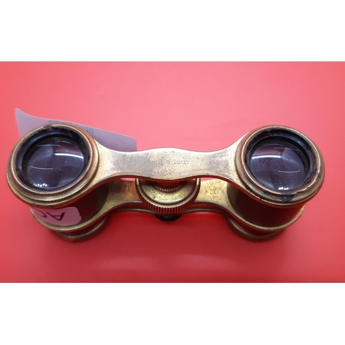 56 - A pair of vintage French Colmont of Paris 'Pompadour' opera glasses