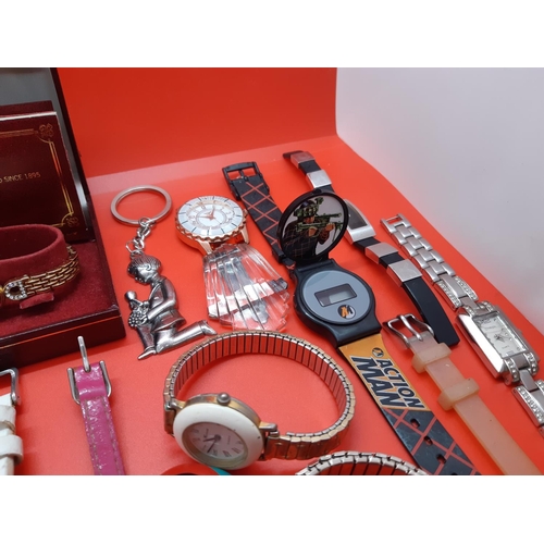 68 - A collection of watches and jewellery to include cased ladies Rotary wristwatch, necklaces etc.