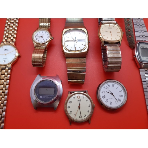 69 - A large collection of both gents and ladies wristwatches to include Lotus, Oris, Bemar, Timex, Seiko... 