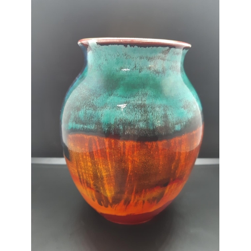 85 - A Poole pottery 'The Living Glaze Collection' Gemstones pattern vase - measuring approx. 17.5cm high... 