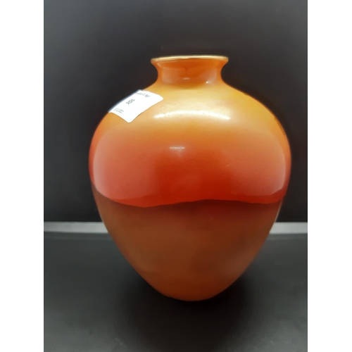 88 - An early 20th century Royal Doulton 'Sheep at Sunset' vase with Holbein glaze - measuring approx. 16... 