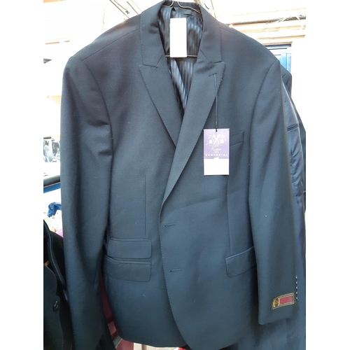 172 - Fourteen various mens suit jackets to include Hugo Boss, Armani, Chester Barrie, Black Label, M&S et... 