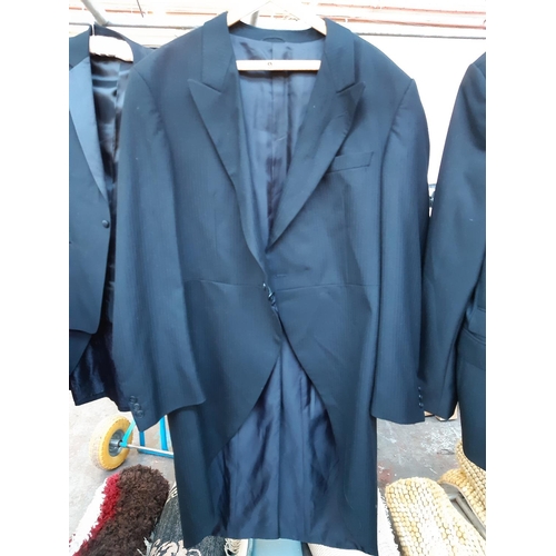 172 - Fourteen various mens suit jackets to include Hugo Boss, Armani, Chester Barrie, Black Label, M&S et... 