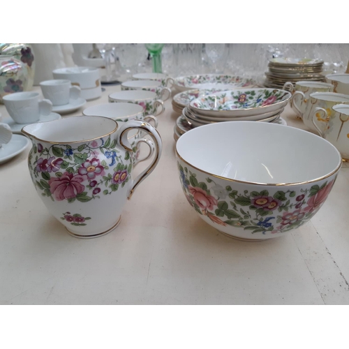 249 - Two ceramic part tea sets to include a 23 piece Phoenix china tea set and a 23 piece Crown Staffords... 