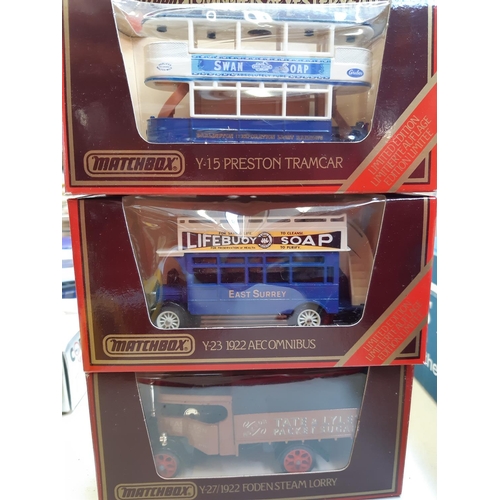 304 - Sixteen various boxed diecast vehicles to include 12 Matchbox Models of Yesteryear, limited edition ... 