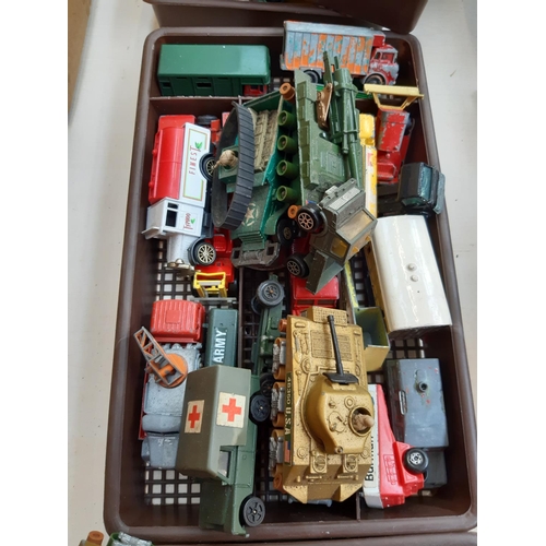 311 - A collection of various diecast vehicles to include Matchbox, Dinky, Corgi etc.