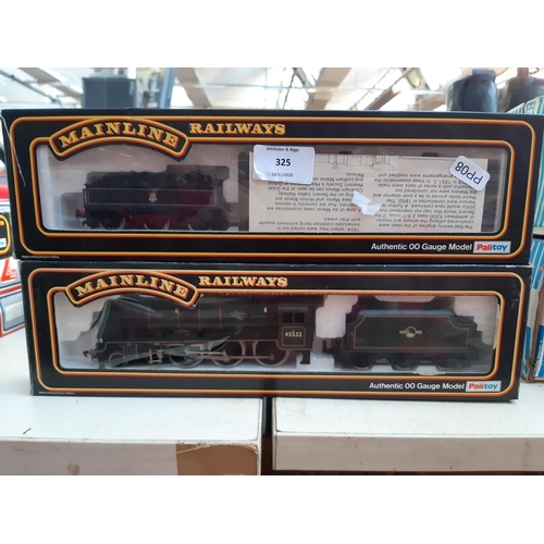 325 - Two boxed Mainline Railways 00 gauge locomotives and tenders to include 4-6-0 Patriot Class in Briti... 